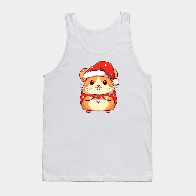 Christmas Hamster Tank Top by Retroprints